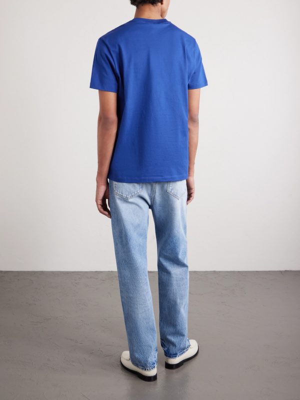 Logo-Embroidered Cotton-Jersey T-Shirt - BK Logo-Embroidered Cotton-Jersey T-Shirt - BK
