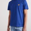 Logo-Embroidered Cotton-Jersey T-Shirt - FR Logo-Embroidered Cotton-Jersey T-Shirt - FR
