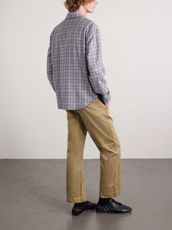 Checked Wool-Flannel Shirt - BK