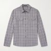Checked Wool-Flannel Shirt