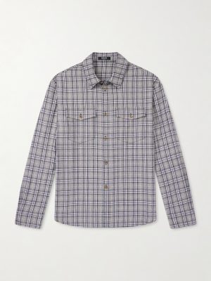 Checked Wool-Flannel Shirt Checked Wool-Flannel Shirt