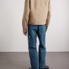 Straight-Leg Cotton-Canvas Trousers - BK Straight-Leg Cotton-Canvas Trousers - BK