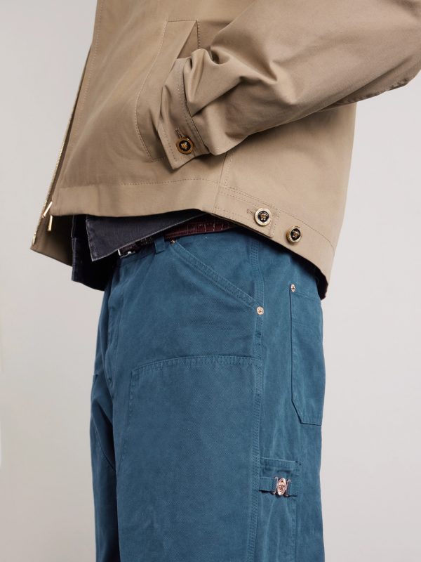 Straight-Leg Cotton-Canvas Trousers - CU Straight-Leg Cotton-Canvas Trousers - CU