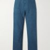 Straight-Leg Cotton-Canvas Trousers Straight-Leg Cotton-Canvas Trousers