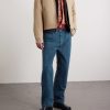 Straight-Leg Cotton-Canvas Trousers - OU Straight-Leg Cotton-Canvas Trousers - OU