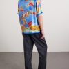 Camp-Collar Printed Silk-Twill Shirt - BK Camp-Collar Printed Silk-Twill Shirt - BK