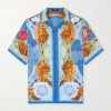Camp-Collar Printed Silk-Twill Shirt Camp-Collar Printed Silk-Twill Shirt