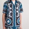 Camp-Collar Printed Silk-Twill Shirt - FR Camp-Collar Printed Silk-Twill Shirt - FR