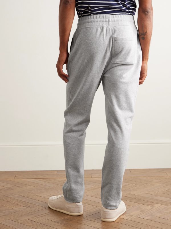 Slim-Fit Organic Cotton-Jersey Sweatpants - BK Slim-Fit Organic Cotton-Jersey Sweatpants - BK