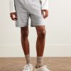 Straight-Leg Organic Cotton-Jersey Drawstring Shorts - FR Straight-Leg Organic Cotton-Jersey Drawstring Shorts - FR