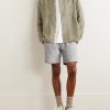 Straight-Leg Organic Cotton-Jersey Drawstring Shorts - OU Straight-Leg Organic Cotton-Jersey Drawstring Shorts - OU