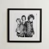 Framed 1967 Jimi Hendrix & The Experience Print, 16" x 16"