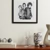 Framed 1967 Jimi Hendrix & The Experience Print, 16" x 16" - OU