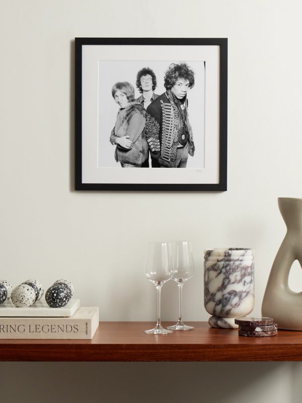 Framed 1967 Jimi Hendrix & The Experience Print, 16" x 16" - OU