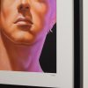 Framed 1985 Sylvester Stallone Print, 16" x 20" - CU