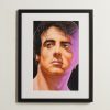 Framed 1985 Sylvester Stallone Print, 16" x 20"