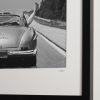 Framed 1986 Gullwing Mercedes Print, 16" x 20" - CU