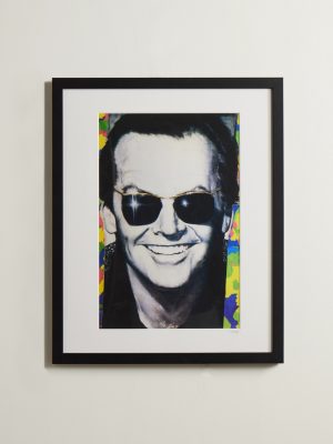 Framed 1984 Jack Nicholson Print, 16"x 20"