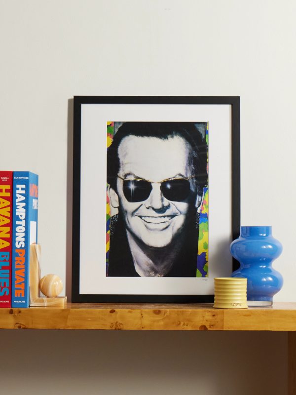 Framed 1984 Jack Nicholson Print, 16"x 20" - OU Framed 1984 Jack Nicholson Print, 16"x 20" - OU