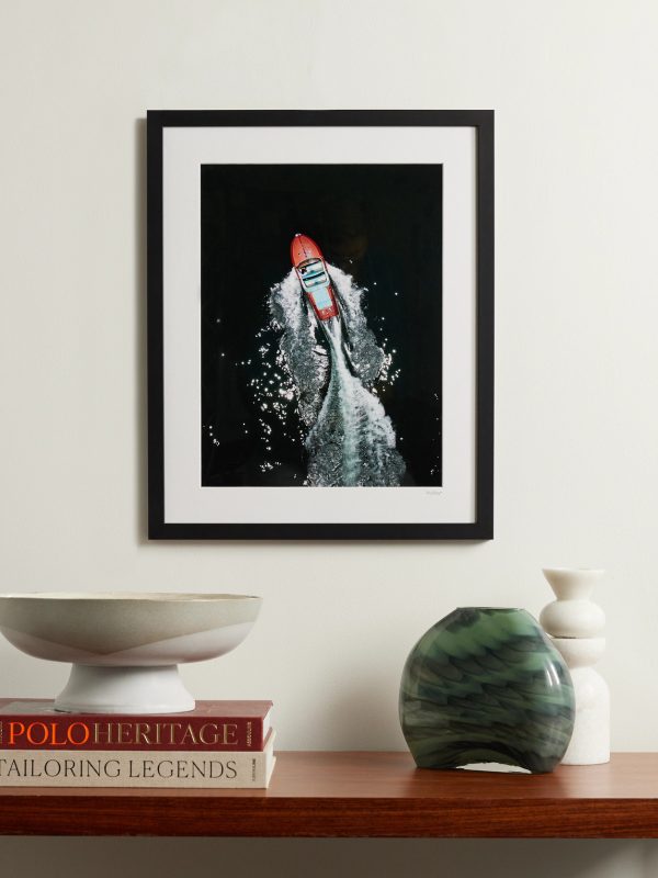Framed 2017 Riva Speedboat Print, 16" x 20" - OU
