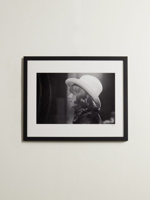 Framed 1967 Brian Jones Print, 16" x 20" Framed 1967 Brian Jones Print, 16" x 20"