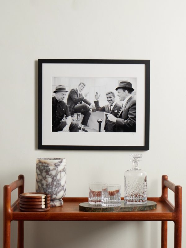 Framed 1963 Frank Sinatra & The Rat Pack Print, 16" x 20" - OU Framed 1963 Frank Sinatra & The Rat Pack Print, 16" x 20" - OU