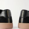 Leather-Trimmed Suede Sneakers - CU Leather-Trimmed Suede Sneakers - CU
