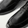 Gigi Crackled Patent-Leather Penny Loafers - CU Gigi Crackled Patent-Leather Penny Loafers - CU