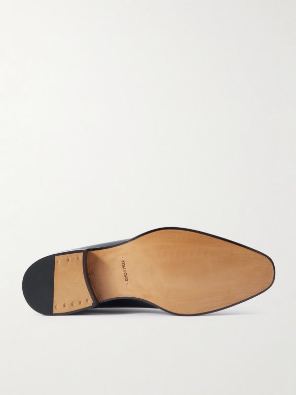 Whole-Cut Glossed-Leather Oxford Shoes - E1 Whole-Cut Glossed-Leather Oxford Shoes - E1