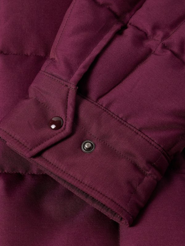 Coach Appliquéd Quilted Wool and Silk-Blend Twill Down Jacket - E1 Coach Appliquéd Quilted Wool and Silk-Blend Twill Down Jacket - E1