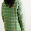 Keesey Checked Linen and Wool-Blend Down Jacket - BK Keesey Checked Linen and Wool-Blend Down Jacket - BK