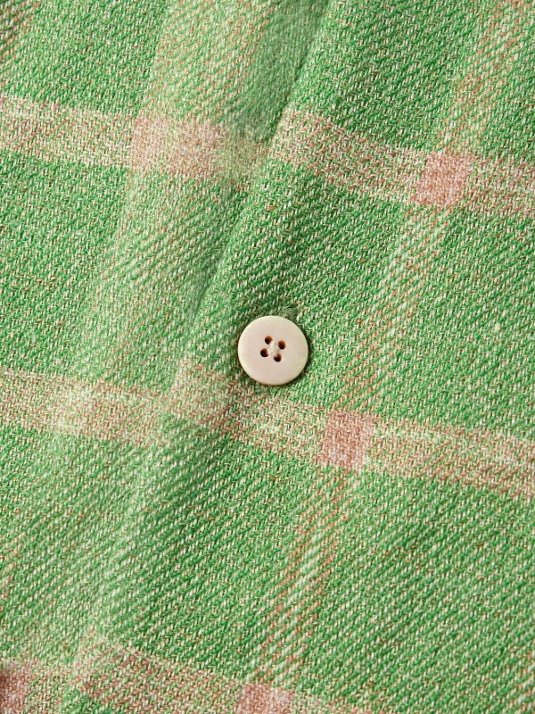 Keesey Checked Linen and Wool-Blend Down Jacket - CU Keesey Checked Linen and Wool-Blend Down Jacket - CU