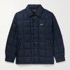Coach Appliquéd Quilted Wool and Silk-Blend Twill Down Jacket Coach Appliquéd Quilted Wool and Silk-Blend Twill Down Jacket