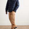 Coach Appliquéd Quilted Wool and Silk-Blend Twill Down Jacket - OU Coach Appliquéd Quilted Wool and Silk-Blend Twill Down Jacket - OU