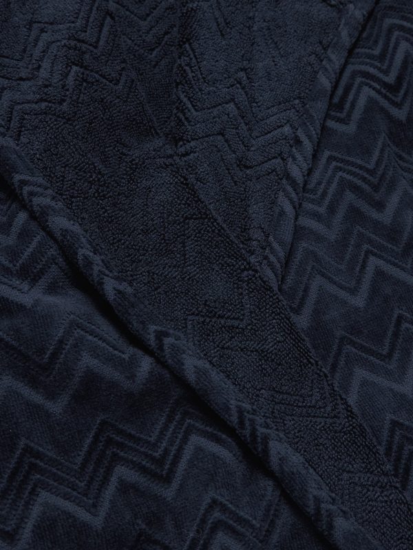 Chalk Striped Cotton-Terry Jacquard Hooded Robe - CU Chalk Striped Cotton-Terry Jacquard Hooded Robe - CU