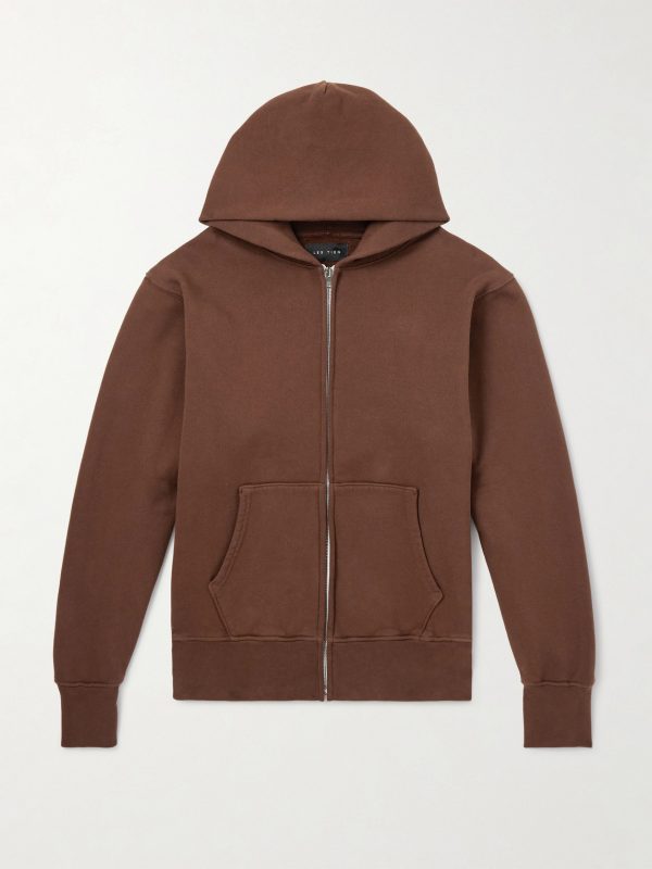 Garment-Dyed Cotton-Jersey Zip-Up Hoodie Garment-Dyed Cotton-Jersey Zip-Up Hoodie