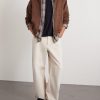 Garment-Dyed Cotton-Jersey Zip-Up Hoodie - OU Garment-Dyed Cotton-Jersey Zip-Up Hoodie - OU