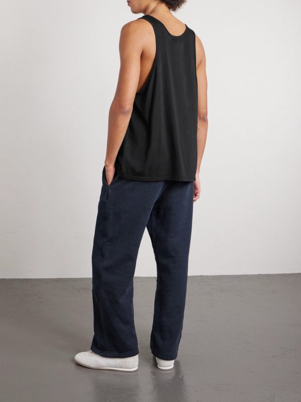 Oversized Cotton-Jersey Tank Top - BK