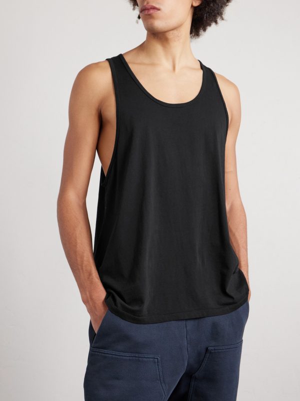 Oversized Cotton-Jersey Tank Top - FR