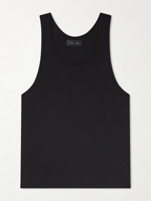 Oversized Cotton-Jersey Tank Top