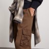 Heavyweight Straight-Leg Structured-Fleece Cotton-Jersey Drawstring Cargo Trousers - CU Heavyweight Straight-Leg Structured-Fleece Cotton-Jersey Drawstring Cargo Trousers - CU