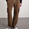 Heavyweight Straight-Leg Structured-Fleece Cotton-Jersey Drawstring Cargo Trousers - FR Heavyweight Straight-Leg Structured-Fleece Cotton-Jersey Drawstring Cargo Trousers - FR