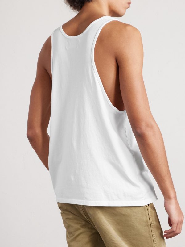 Lightweight Combed Cotton-Jersey Tank Top - BK Lightweight Combed Cotton-Jersey Tank Top - BK