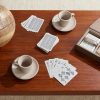 Full-Grain Leather Playing Card Set - OU