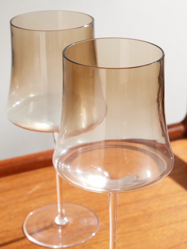 Set of Two Murano Wine Glasses - CU Set of Two Murano Wine Glasses - CU