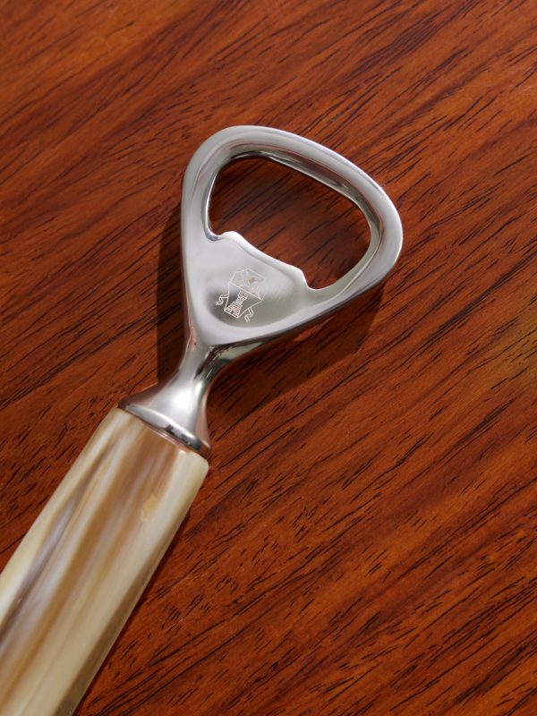 Horn and Stainless Steel Bottle Opener - CU Horn and Stainless Steel Bottle Opener - CU