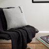 Bead-Embellished Ribbed Cashmere Cushion - OU Bead-Embellished Ribbed Cashmere Cushion - OU
