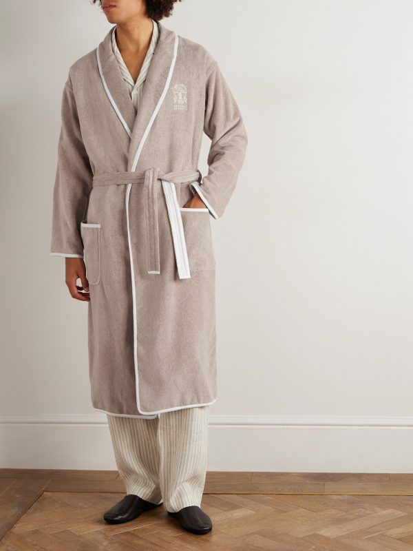 Cotton-Terry Bathrobe - OU