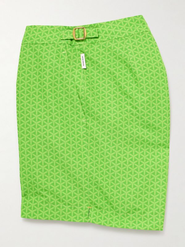 + Lamborghini Bulldog Reticolo Straight-Leg Mid-Length Recycled Swim Shorts - E1 + Lamborghini Bulldog Reticolo Straight-Leg Mid-Length Recycled Swim Shorts - E1