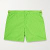+ Lamborghini Bulldog Reticolo Straight-Leg Mid-Length Recycled Swim Shorts + Lamborghini Bulldog Reticolo Straight-Leg Mid-Length Recycled Swim Shorts